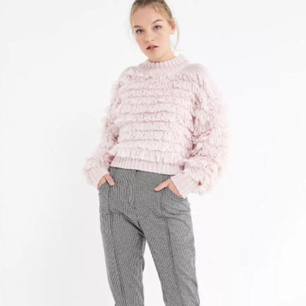 UO Layla Looped Mock-Neck Sweater